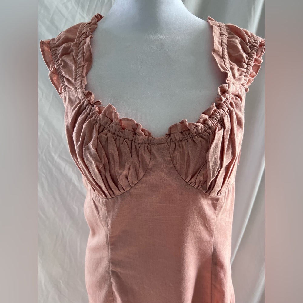 Free People NEW Like A Lady Mini Dress Cocoa Dress Size Med NWT - Picture 3 of 14